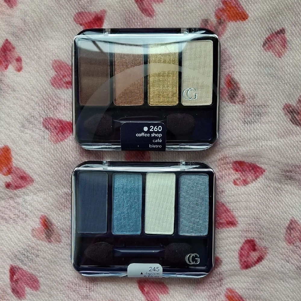 2/$20 Cover Girl: Eyeshadow Quad Bundle  - Coffee Shop and Rhythm & Blues